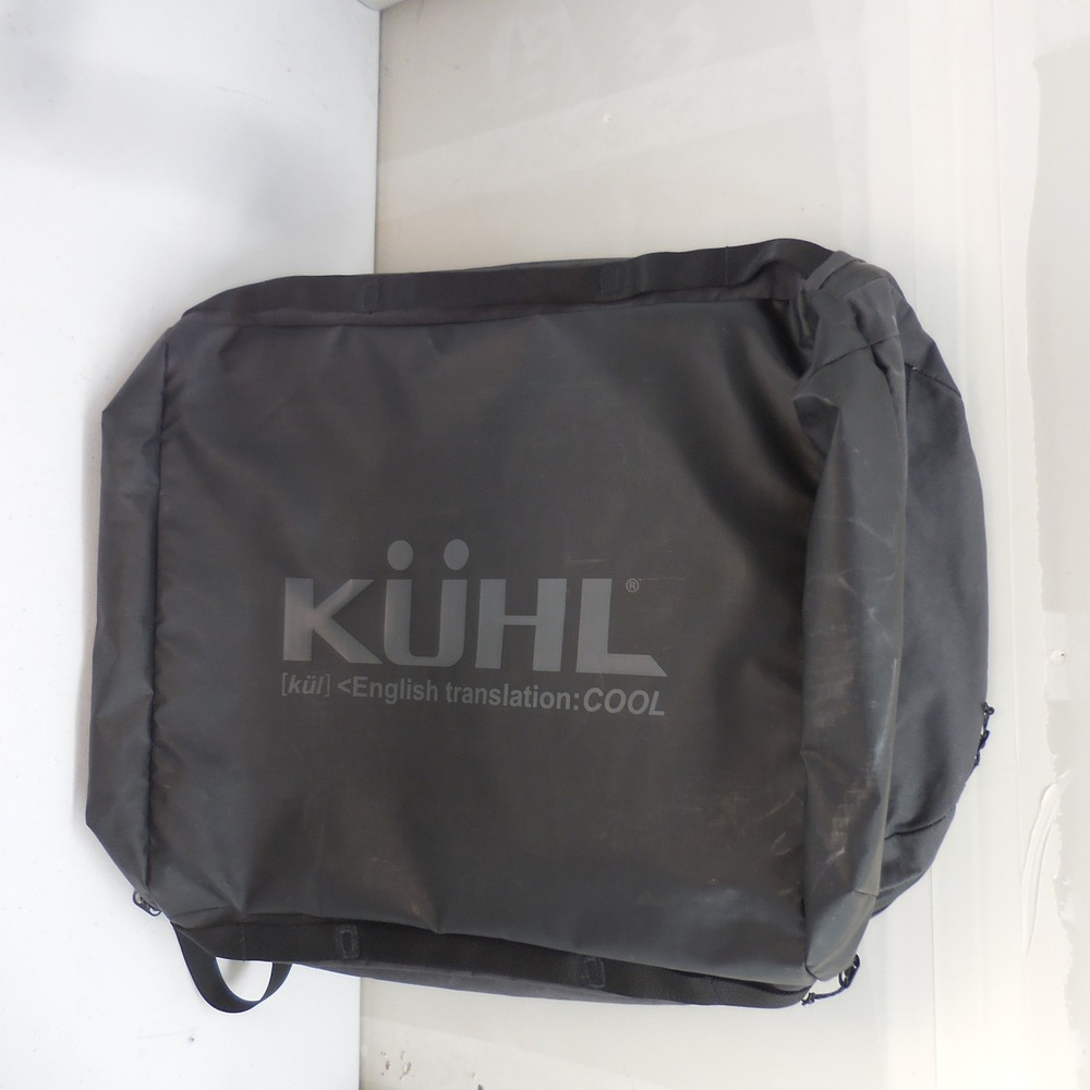 Kuhl Eskape 50L Duffle Bag Charcoal Grey Backpack Travel Gear 50 Liter